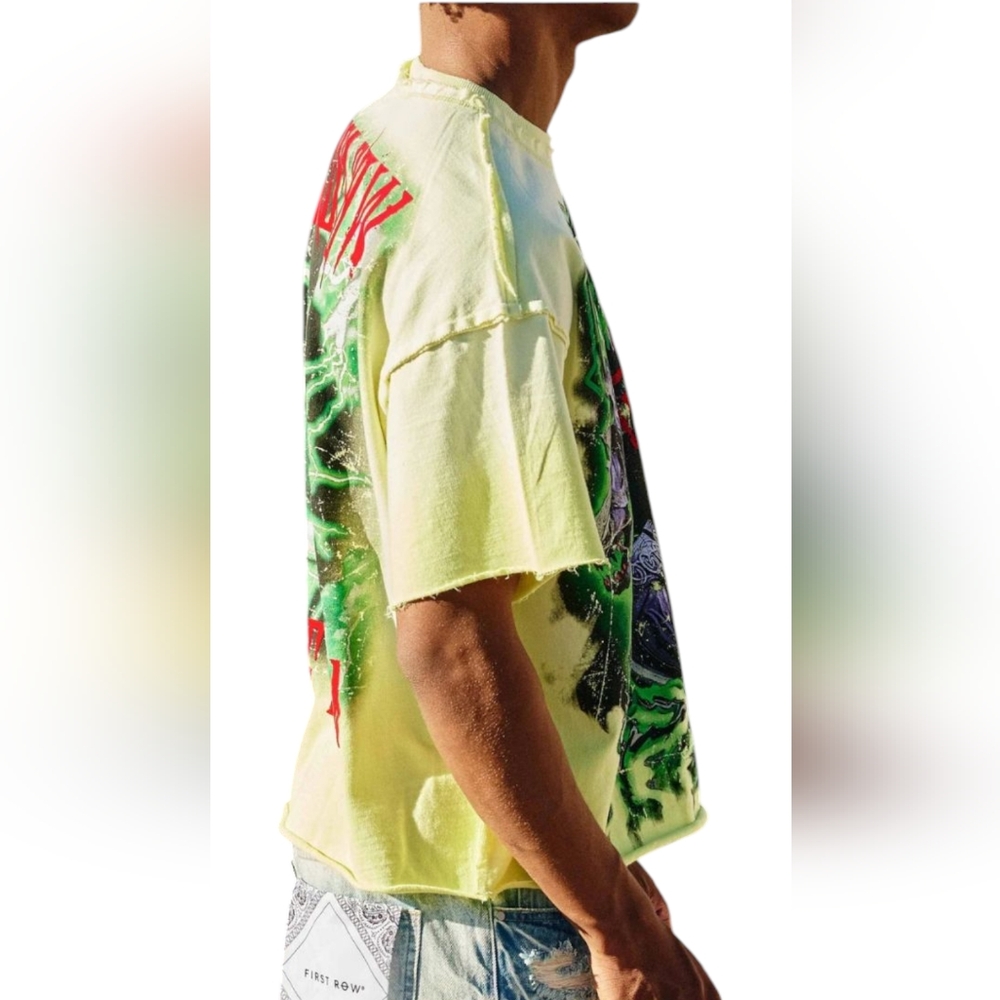 First ROW T-shirt Cropped  size Small NWT - Picture 3 of 7